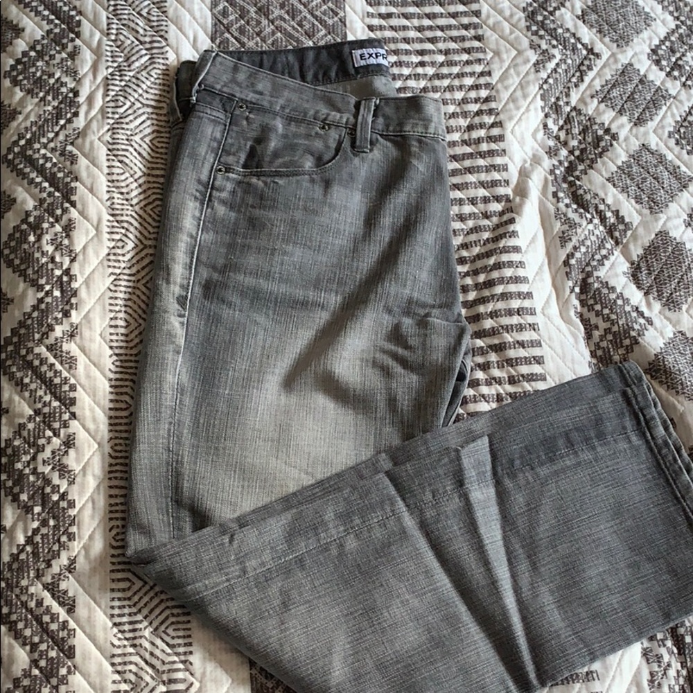 Grey jeans
